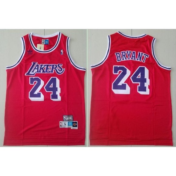 red lakers jersey
